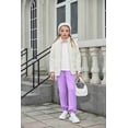 thumbnail image 5 of Arshiner Girls' Casual Sets Short Sleeve T-Shirt Top and Sweatpants with Pockets, 5 of 5