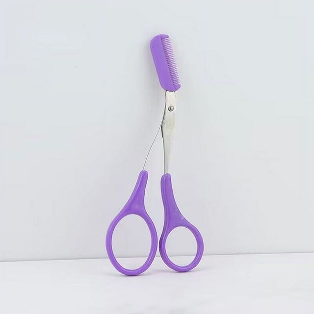 Eyebrow Trimmer Scissor With Comb Lady Woman Men Hair Removal Grooming Shaping Stainless Steel Eyebrow Remover Makeup Tool