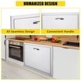 thumbnail image 5 of Yesurprise BBQ Access Door 17"x24" Outdoor Kitchen Door 304 Stainless Steel Weatherproof Single Access Built-in, 5 of 8