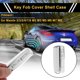 thumbnail image 2 of Funda de Llave de Auto de Silicona TPU Blanca con Borde Plateado para Mazda 2/3/5/6/7/8 M2 M3 M5 M6 M7 M8 CX3 CX4 CX5 CX7 CX84 Botones Control Remoto, 2 of 6