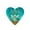 A, variant on hulanddfd Heart-shaped Sea Glass Friendship Decoration, 2D Flat Acrylic Pendant Heart Friendship Hanging Ornament for Wall Tree Door Holiday Party Home Decor Sea Glass Souvenir Gift for Friend