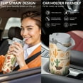 thumbnail image 6 of 1pc Western Cowboy-1 30oz Tumbler with Straw & Handle - Insulated Stainless Steel Cup | Holiday Gift for Man Women (Christmas, Valentine's, Birthday), 6 of 7