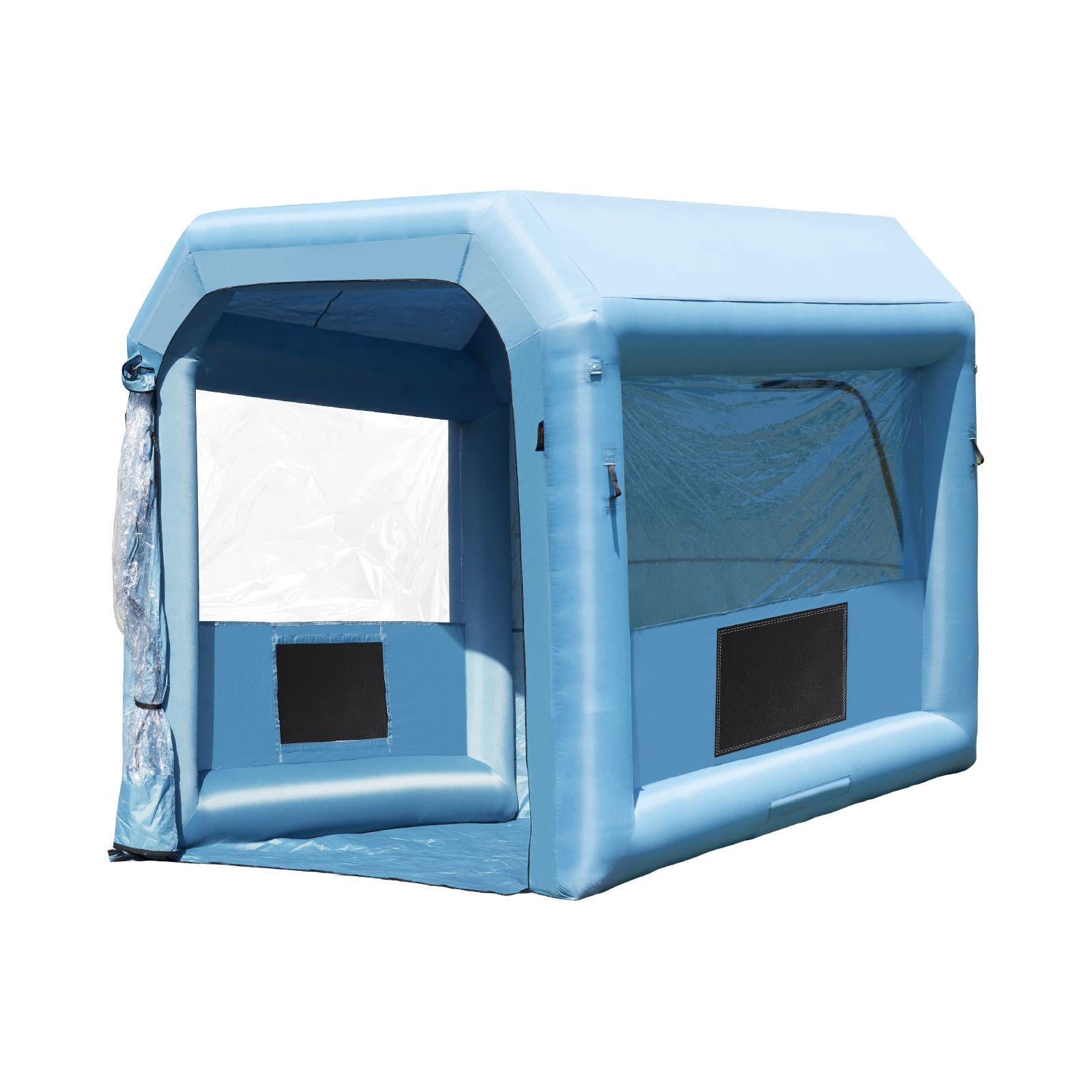 Inflatable Paint Booth 9.8x8.2x8.2ft Portable Spray Booth with 550W Blower Air Filter System for Car Motorcycle Bicycle Furniture