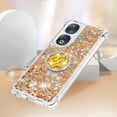 thumbnail image 5 of Funda para Honor 90 5G con Brillo Líquido Flotante, Purpurina, Parachoques y Anillo Giratorio Soporte, 5 of 5