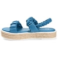 thumbnail image 2 of Journee Womens Knowles Espadrille Platform Sandals, 2 of 8