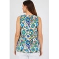 thumbnail image 3 of Jessica London Women's Plus Size Stretch Cotton V-Neck Trapeze Tank, 3 of 5