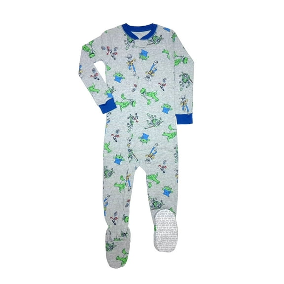 Toy Story Toddler Boy's Woody, Buzz, Forky Cotton Footed Pajama Sleeper, Size 2T
