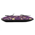 thumbnail image 3 of Abstract Chair Seating Cushion, Contemporary Pattern of Circles and Polka Dots, Soft Seat Pads for Office with Anti-slip Backing, 16"x16", Purple Brown, by Ambesonne, 3 of 7