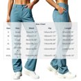 thumbnail image 4 of YuXingFu Cotton Pants Petite Ladies' Solid Color Casual Breathable Outdoor Hiking Straight Leg Pants Mountaineering Pants with Pockets Zipper Black S, 4 of 9