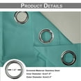thumbnail image 5 of DONGPAI Outdoor Curtains for Patio Waterproof 52" x 96" Grommet Light Blocking Privacy Curtains Outside Curtains for Porch Gazebo Pergola, Green, 1 Panel, 5 of 6