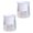 Clear, variant on fuxzkrlz 2 Sets Self Watering Flowerpot with Wick Rope Indoor Outdoor Plants Planting Pot with Drainage Hole Clear Reservoir Herbs Flower Planter Pot
