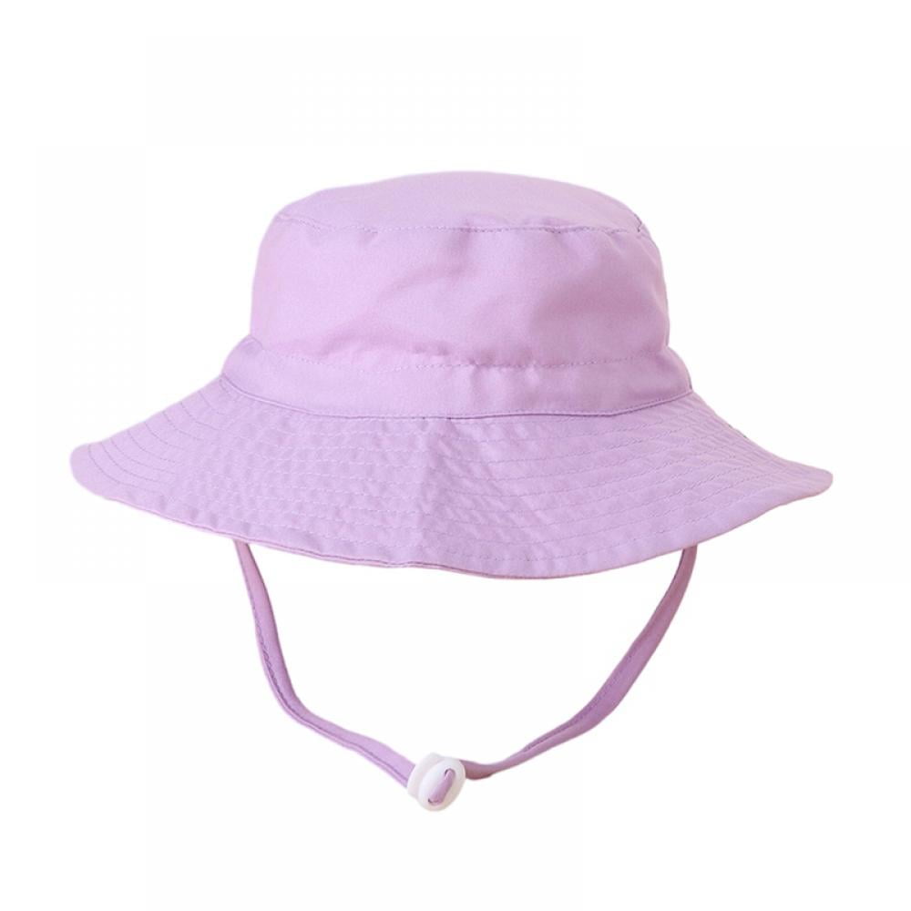 BULLPIANO Toddler Baby Girl Wide Brim Bucket Hats with UPF 50+ Sun