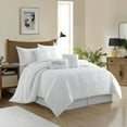 thumbnail image 2 of Nanshing Jared 7 Piece Casual Pom Pom Comforter Set, White, Queen, 2 of 10