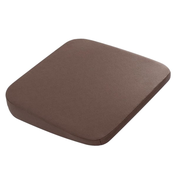 Cojín de asiento elevado, asiento de conductor de coche plano inclinado, portátil multifuncional marron oscuro kusrkot Cojín del asiento de coche