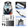 thumbnail image 3 of KLL Cool Colorful Wolf Print Laptop Backpack,Lightweight Backpack for Women Men Travel Daypack Fit for Travel Hiking Weekend, 3 of 6
