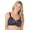 Navy Multi Floral, variant on Women's Plus Size Wireless Back Smoothing Bra