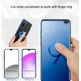 thumbnail image 6 of Case for Samsung Galaxy Note 10 Case 6.3" Clear Back Soft TPU Silicone Ring Holder Gel Bumper Thin Transparent Scratch Resistant Kickstand Protective Case - Blue, 6 of 6