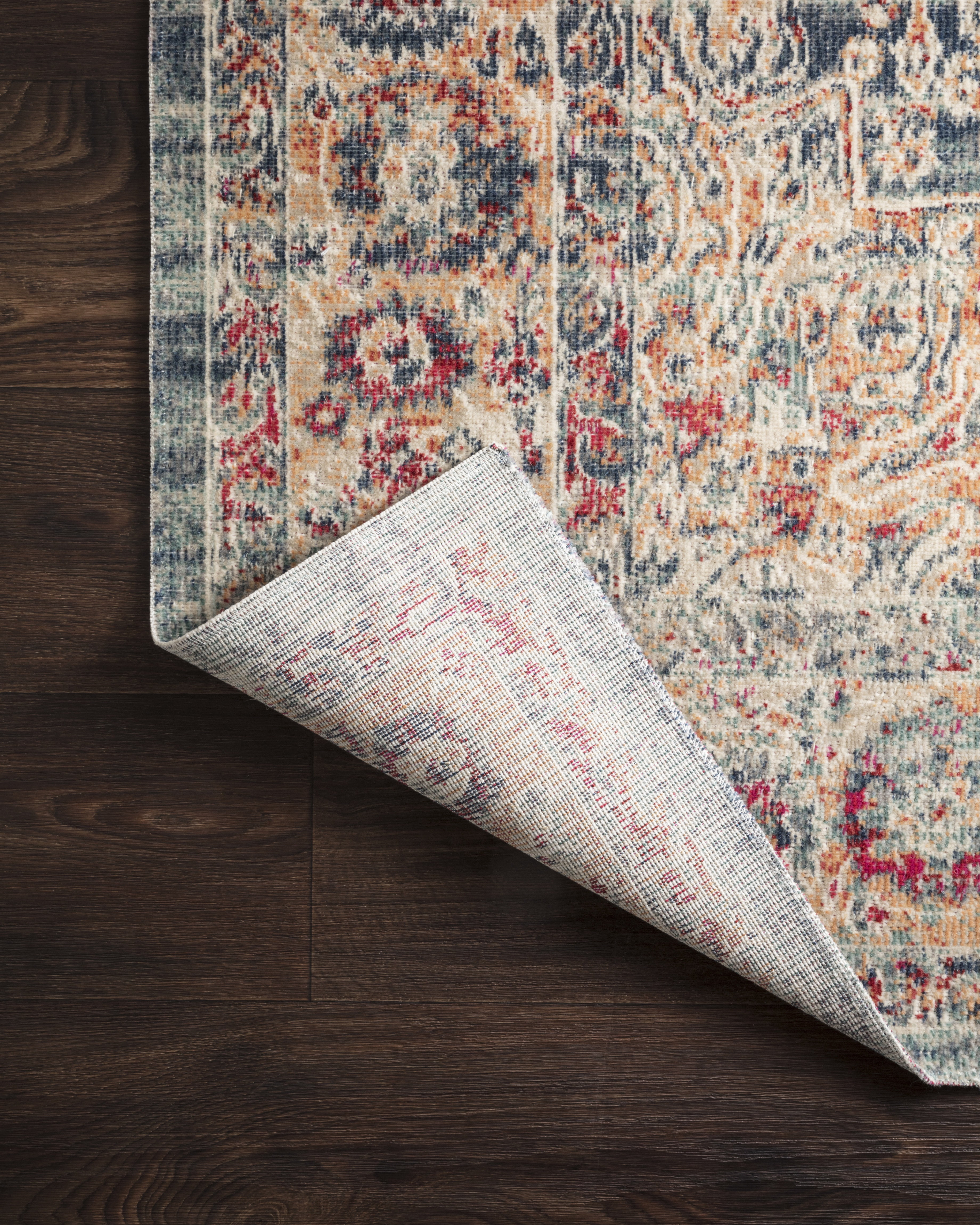 Loloi Nour Oriental Blue / Multi Area Rug