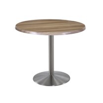 36" Tall OD214 Indoor/Outdoor All-Season Table with 30" x 48" White Marble Top