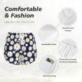 thumbnail image 4 of Balery Daisy Floral Pantalones cortos deportivos para mujer con forro y dos bolsillos, elásticos, para entrenamiento, gimnasio, yoga-XX-Large, 4 of 7
