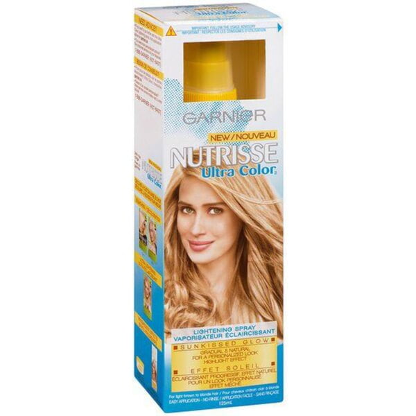 Garnier Nutrisse Ulta Color Lightening Spray for Light Brown to Blonde Hair, 150 ml
