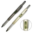 thumbnail image 4 of Outil Multifonction Stylo Échelle de Niveau Écran Tactile Stylo-Bille Métallique 6en1 Or, 4 of 6