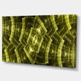 thumbnail image 2 of Golden Psychedelic Fractal Metal Grid Art - Abstract Art on Canvas, 2 of 3