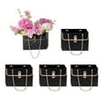 thumbnail image 4 of 5PCS Paper Flower Gift Bags Bouquet Bags Box with Handle Florist Bag Handbag Gift Case Wedding Valentine's Day Gift Wrap Bags, 4 of 13