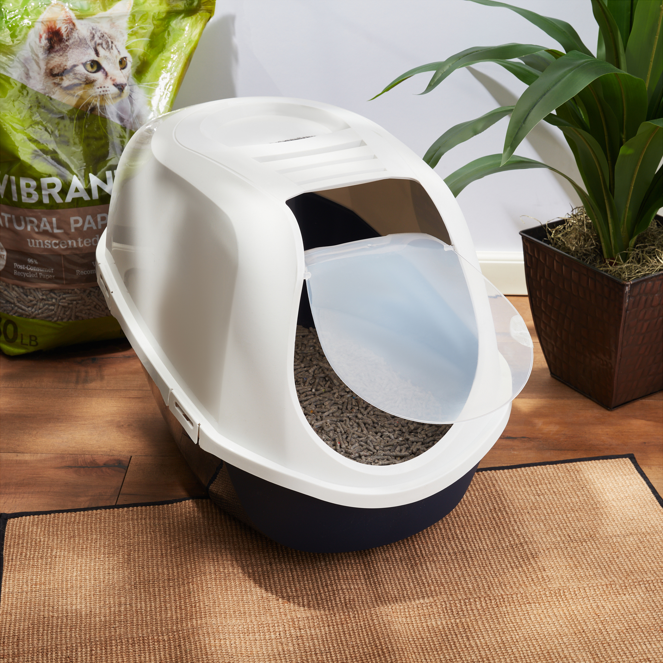 Vibrant Life Mega Smart Cat Cove Enclosed Litter Box photo 2