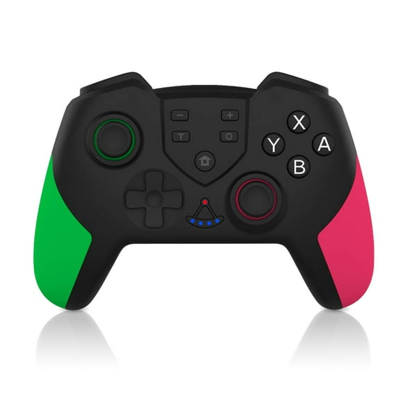 Methold Controlador inalámbrico compatible con Bluetooth para PRO para NS Switch Video Game USB Joystick Control Gamepad inalámbrico Videojuegos y accesorios rosa verde