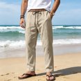 thumbnail image 2 of Akiihool Mens Casual Dress Pants Men's Twill Relaxed Fit Cargo Pant Casual Workout Winter Khaki,M, 2 of 8