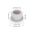 thumbnail image 2 of Uxcell 4Pcs Snap Rubber Grommet Plug Mount Dia 13.5mm ID 10.3mm Seal Anti-Scratch for Electrical Box Cable Pipe, Grey, 2 of 6
