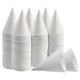 thumbnail image 1 of White Paper Cone Cups, Snow Cone Cups,Coated Leakproof Cone Paper Cups for Slush, Shaved Ice, Water 200Pcs, 1 of 8