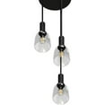 thumbnail image 2 of Sunshine Lighting B3167023 Ambiate Talia Trio Linear Pendant Light Fixture, Black - E26 Base - 40W, 2 of 6
