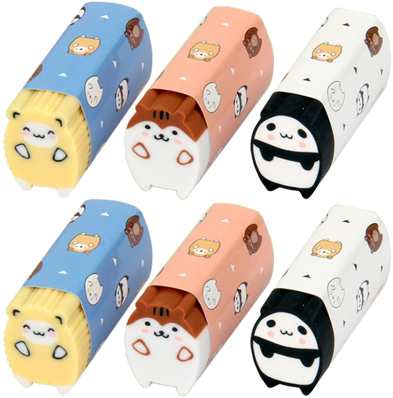 Cute Erasers Kawaii Animal Pencil Eraser Japanese Erasers for Kids
