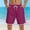 Purple, variant on KeShDi Swim Trunks Mens Workout Shorts Cargo Shorts Men's Casual Pocket Elastic Waistband Drawstring Swimming Trunks Beach Pants Shorts Orange XL