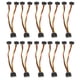 thumbnail image 5 of Adaptador de corriente SATA de 10 Uds., 15 pines, 1 macho a 2 hembra, conector de ángulo recto, cable de alimentación para transferencia de carga de datos, 5 of 5