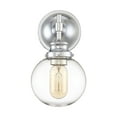 thumbnail image 2 of Trade Winds Chatham Glass Globe Wall Sconce in Chrome, 2 of 5