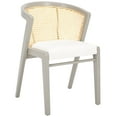 thumbnail image 5 of SAFAVIEH Edan Mid-Century Polyester Solid Dining Bistro Chair, Grey/White, 5 of 13