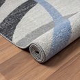 thumbnail image 5 of HomeRoots 515941 8 x 10 ft. Blue Geometric Rectangle Area Rug, 5 of 5
