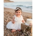 thumbnail image 3 of 2Bunnies Baby Toddler Girls' 6M-3T 3D Flower Petal Bow Tie-Back Bow Dress, 3 of 3