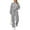 Grey, variant on PRETTYGARDEN Women's 2 Piece Outfits Winter Long Sleeve Pullover Tops And Long Pants Lounge Sets Tracksuit