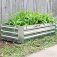 thumbnail image 2 of Sunnydaze 48" x 24" x 11.75" Silver Galvanized Steel Raised Garden Bed, Set of 2, 2 of 6