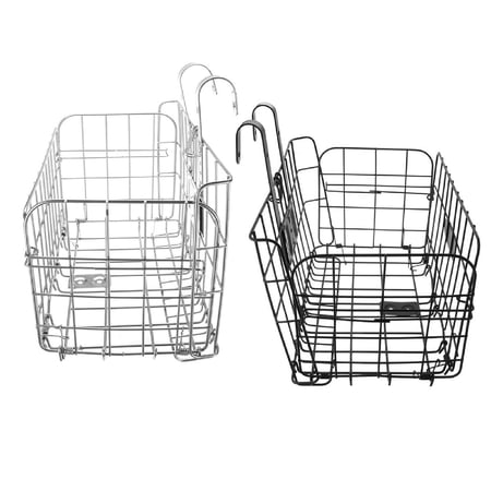 Cheers.US Folding Rear Bike Basket Metal Mesh Fold-Up Detchable Front Bag Rear Hanging Bike Basket Bicycle Bag Cargo Rack for Mountain Bike Accessories Bike Frame Basket price history on PriceWatchPro