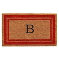 thumbnail image 3 of Momentum Mats Red Border Monogram Doormat (1'6 x 2'6), 3 of 5