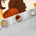 thumbnail image 4 of Manfei Happy Thanksgiving Black Out Curtains,Cute Turkey Curtains Pack of 2 (42x63 Each),Rustic Pumpkin Maple Bedroom Curtains For Girl Kids,Luxury Bedroom Decor, 4 of 6