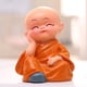 thumbnail image 4 of Aquatic Wood Green Potted Little Monk Decoration, 4 of 5