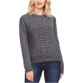 thumbnail image 1 of Vince Camuto suéter de encaje para mujer, gris, pequeño, 1 of 1