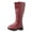 Y-Wine13, variant on Huowey Toddler Children Shoes Are Comfortable And Soft Flat Boots Fashionable Lace Up Princess Boots Comfort Footwear,Red,3.5-4T