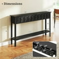 thumbnail image 6 of Harmijoy 60" Long Narrow Console Table w/4 Drawers and Open Storage Shelf Anti-Tip Kit, 6 of 8